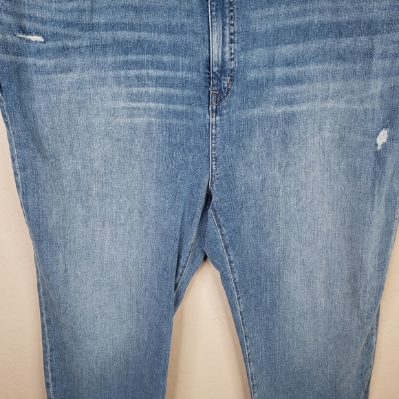 Madewell Classic Straight Distressed Denim Jeans Magic Pockets 43x25.5 ***Read** - Picture 5 of 13